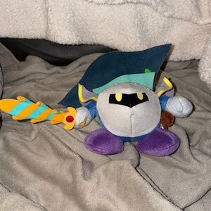 Kirby Hasboro Games Video anime Villian Plush Knight Toy with Sword